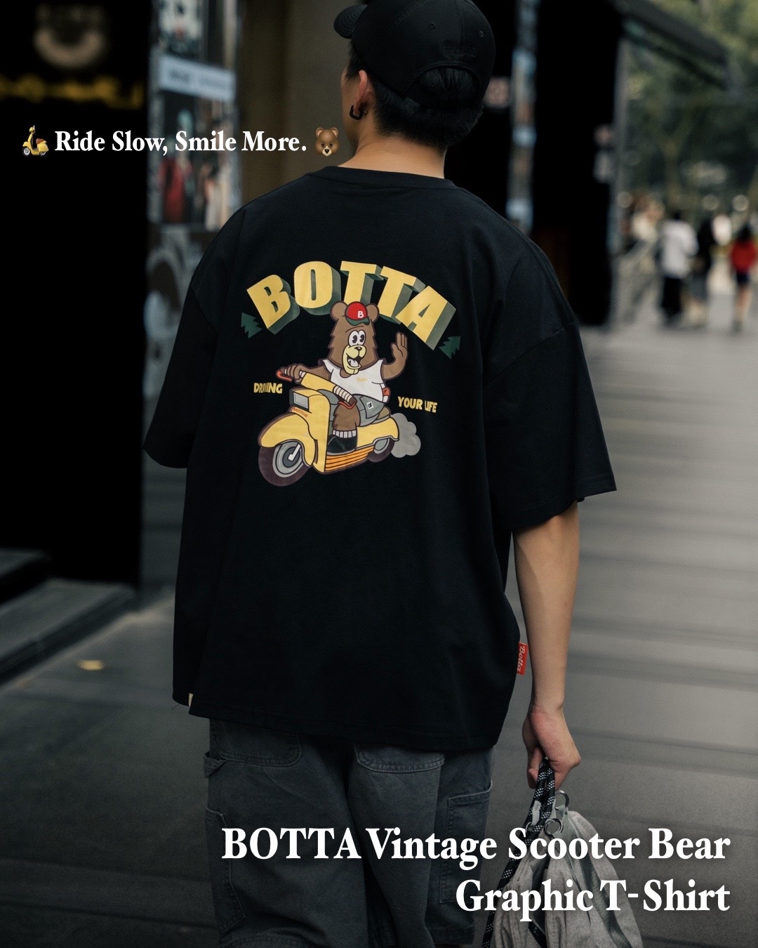 #現貨 BOTTA Sorona 涼感抗菌 速乾 寬鬆機車熊短踢 兩色 22329