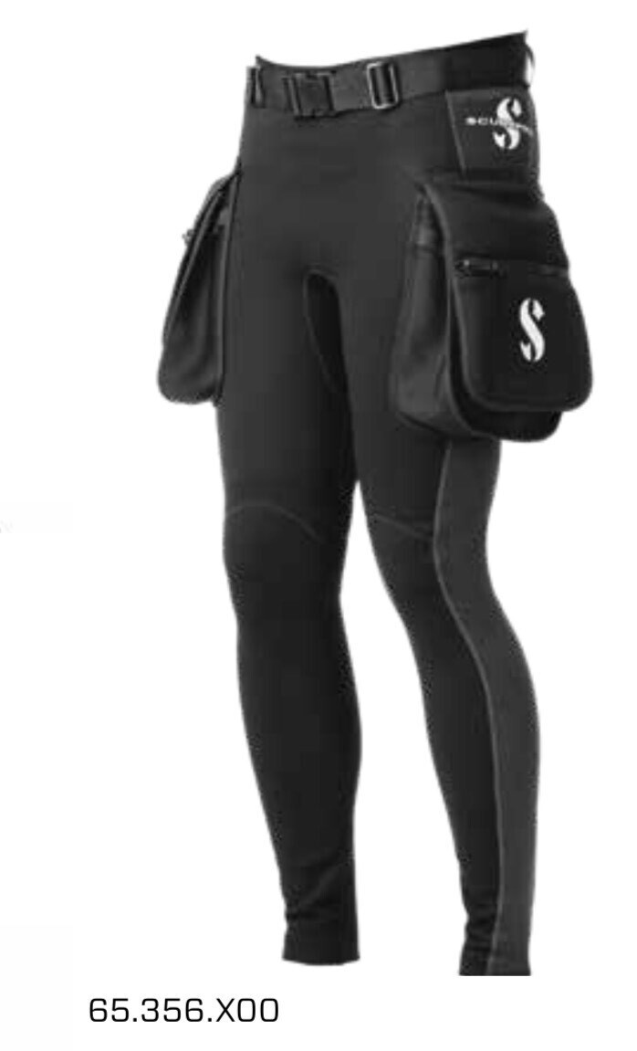 Scubapro hybrid cargo 口袋長褲 1mm 腰帶扣帶式