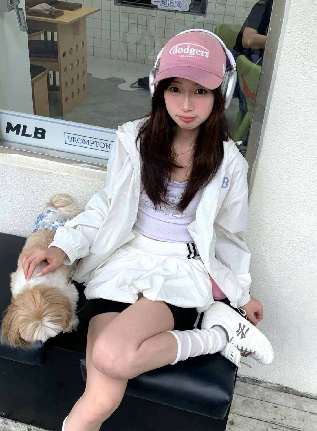 <復古天花板💖>MLB 都市時尚芭蕾風 休閒鞋 兩色