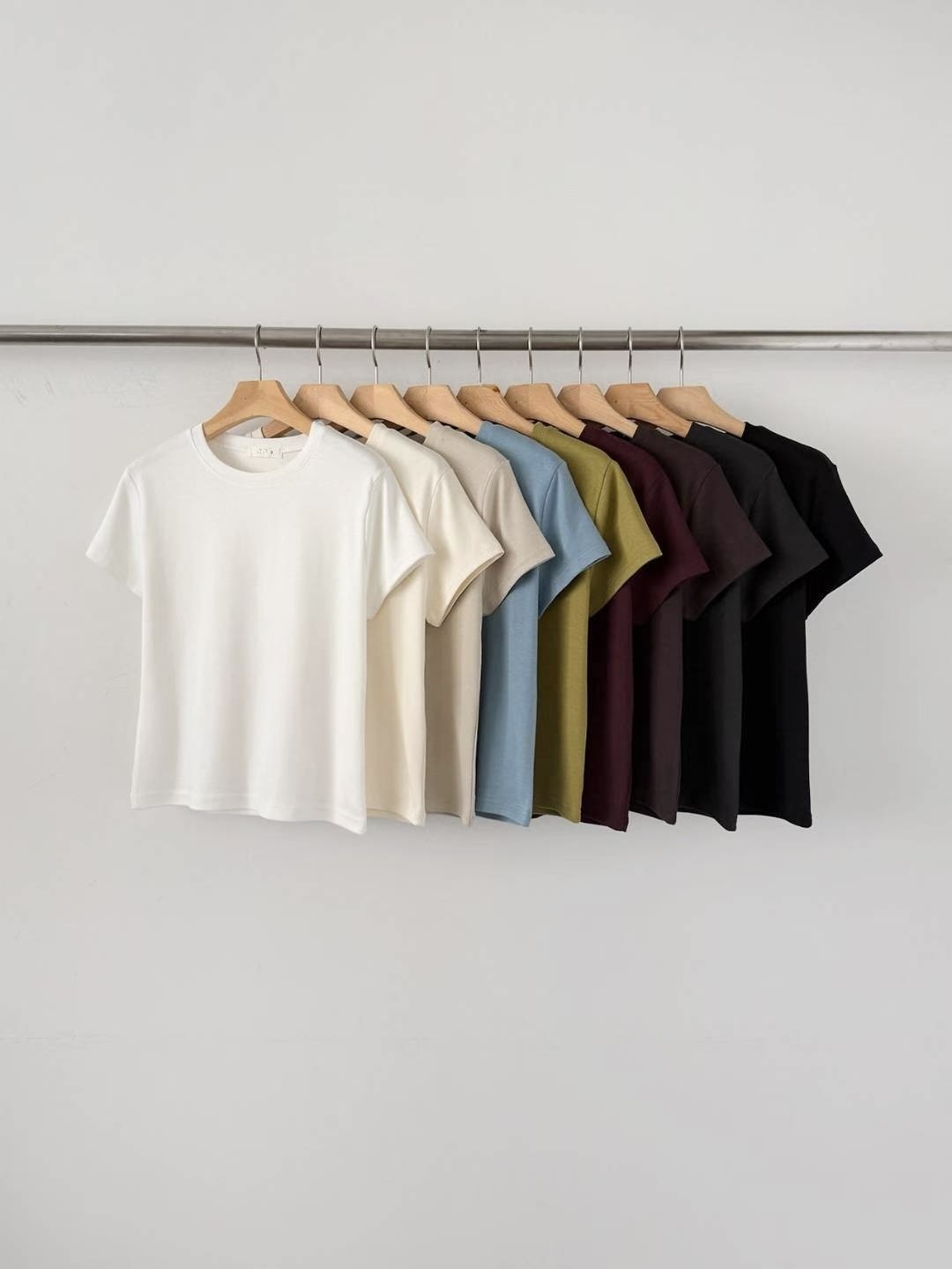 slim fit cotton tee
