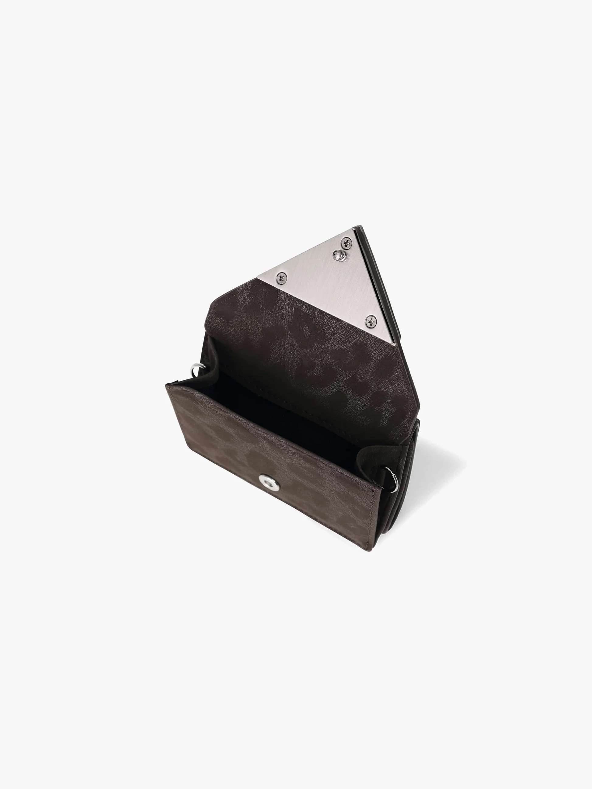 《現貨》FENNEC TRIANGLE TRIPLE WALLET - LEOPARD BROWN