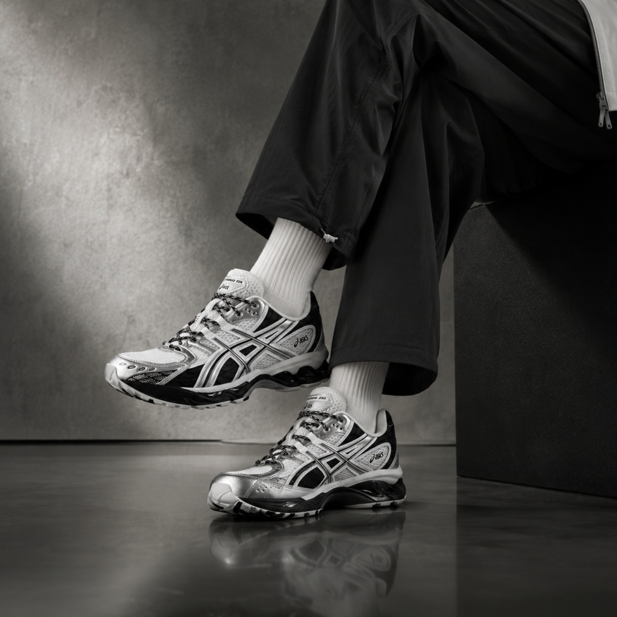 NICEDAY 代購 ASICS Gel-Nimbus 10.1 銀黑 金屬 復古 液態銀 銀灰 機能 慢跑 1203A543-113