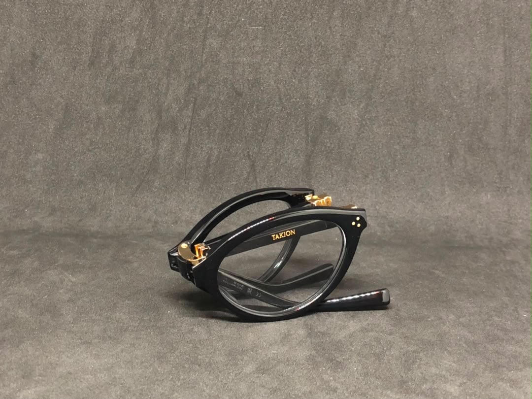 Gentle Monster Takion Black Frame | Clear Lens (Foldable Pocket Collection)