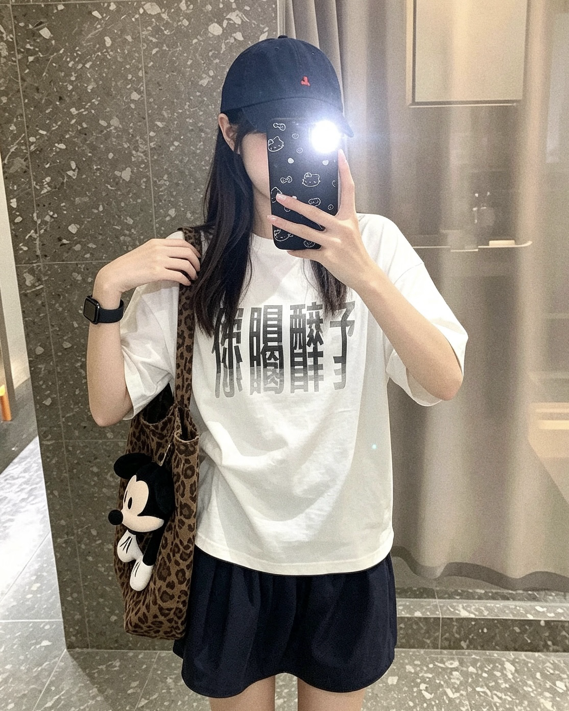 你喝醉了 趣味文字 圓領 短袖 重磅 短Tee 上衣 黑色 白色