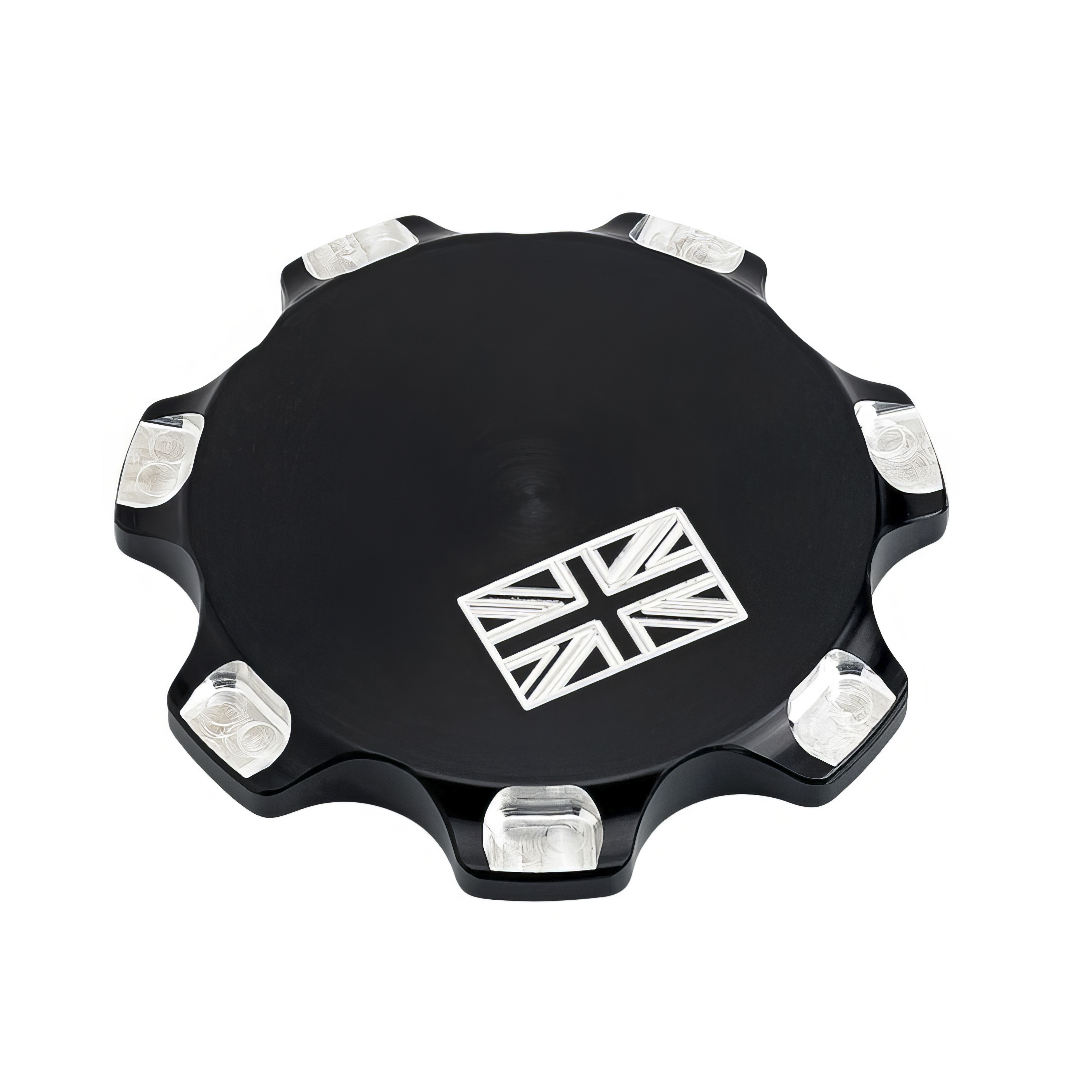 Joker Machine Triumph Gas cap - UNION JACK BLACK