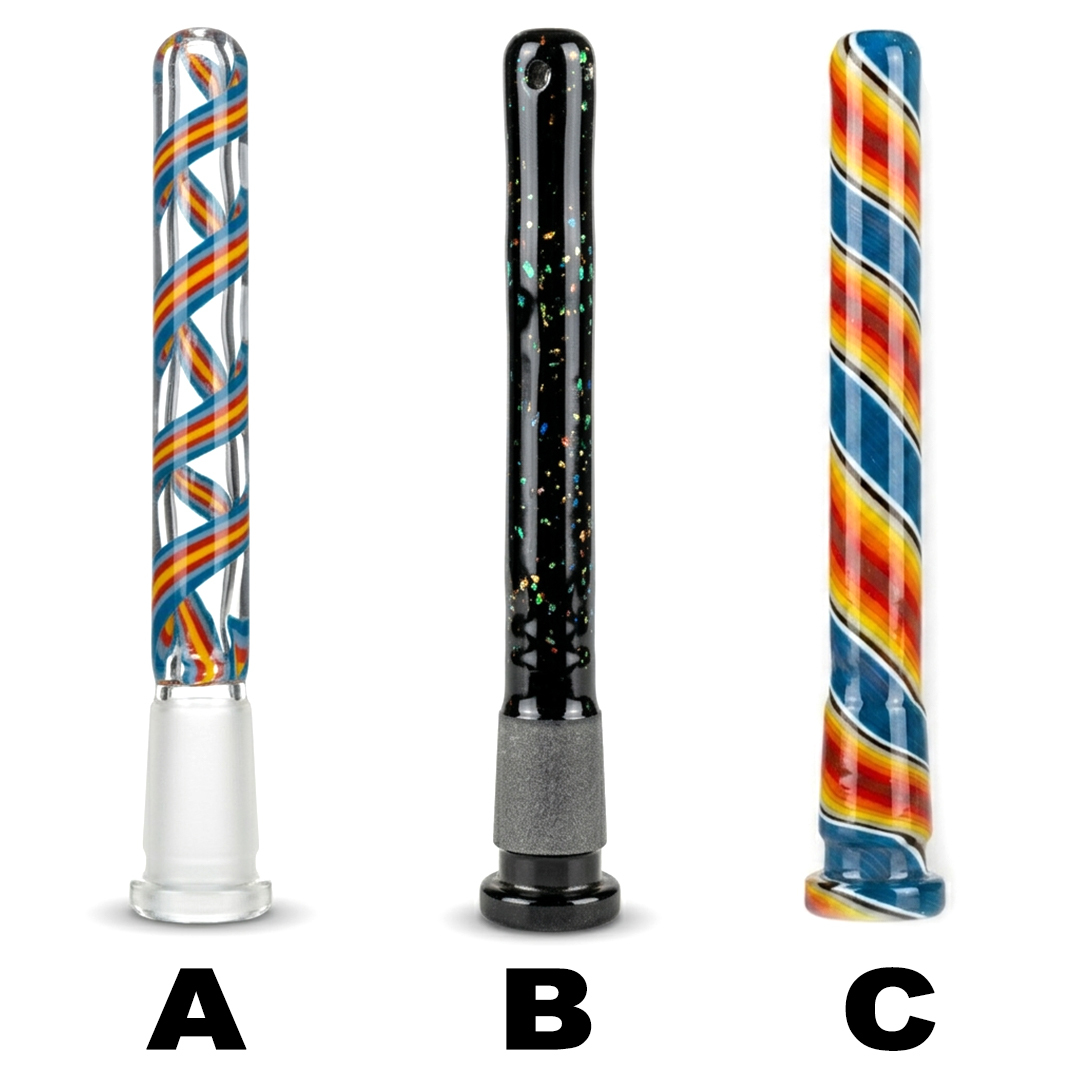 🇨🇦極光Aurora - 14cm Spectrum Series Glass Downstem 光譜系列玻璃下導管