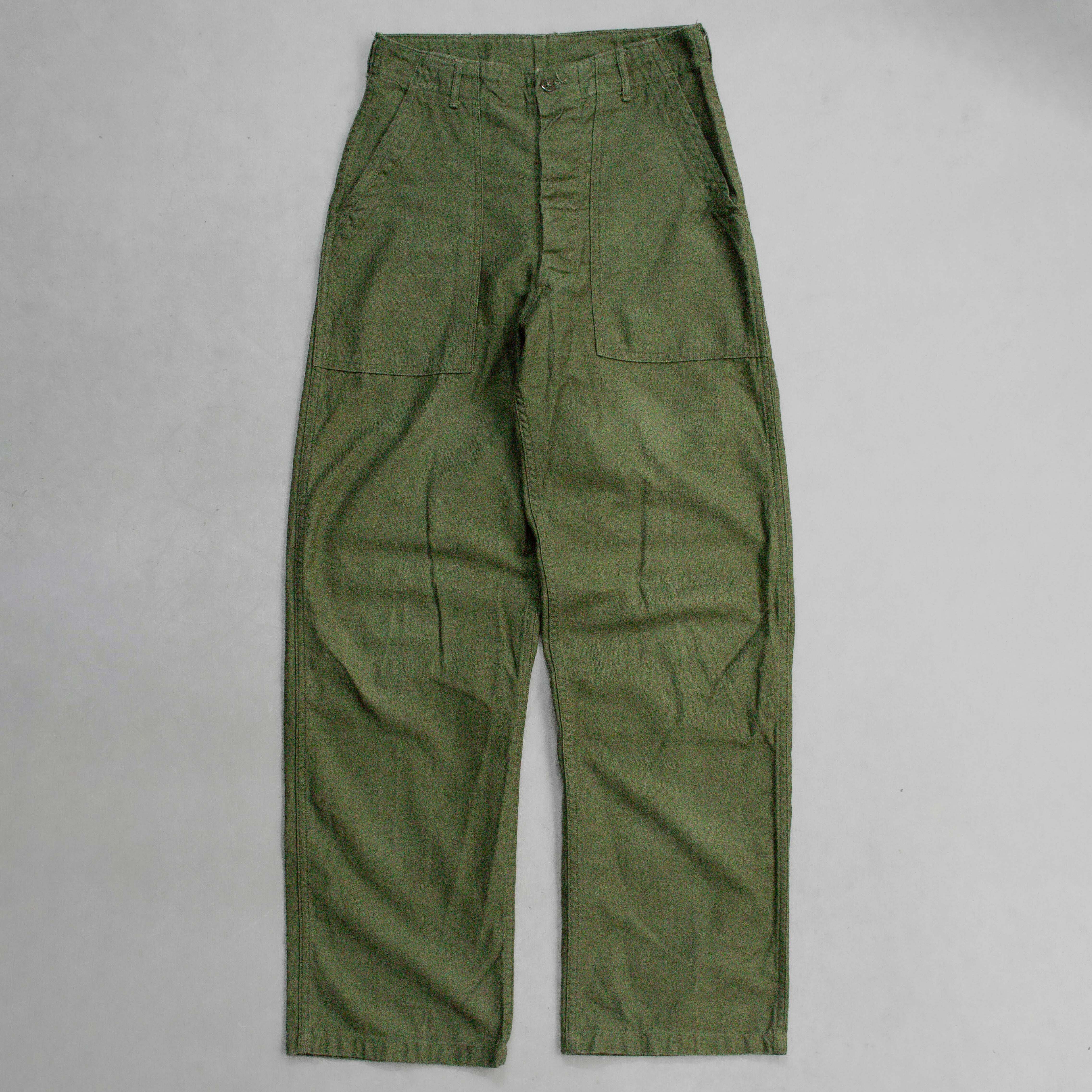 60S US ARMY OG107 FATIGUE PANTS 美軍 公發 初期型 直筒 軍綠 軍褲 C