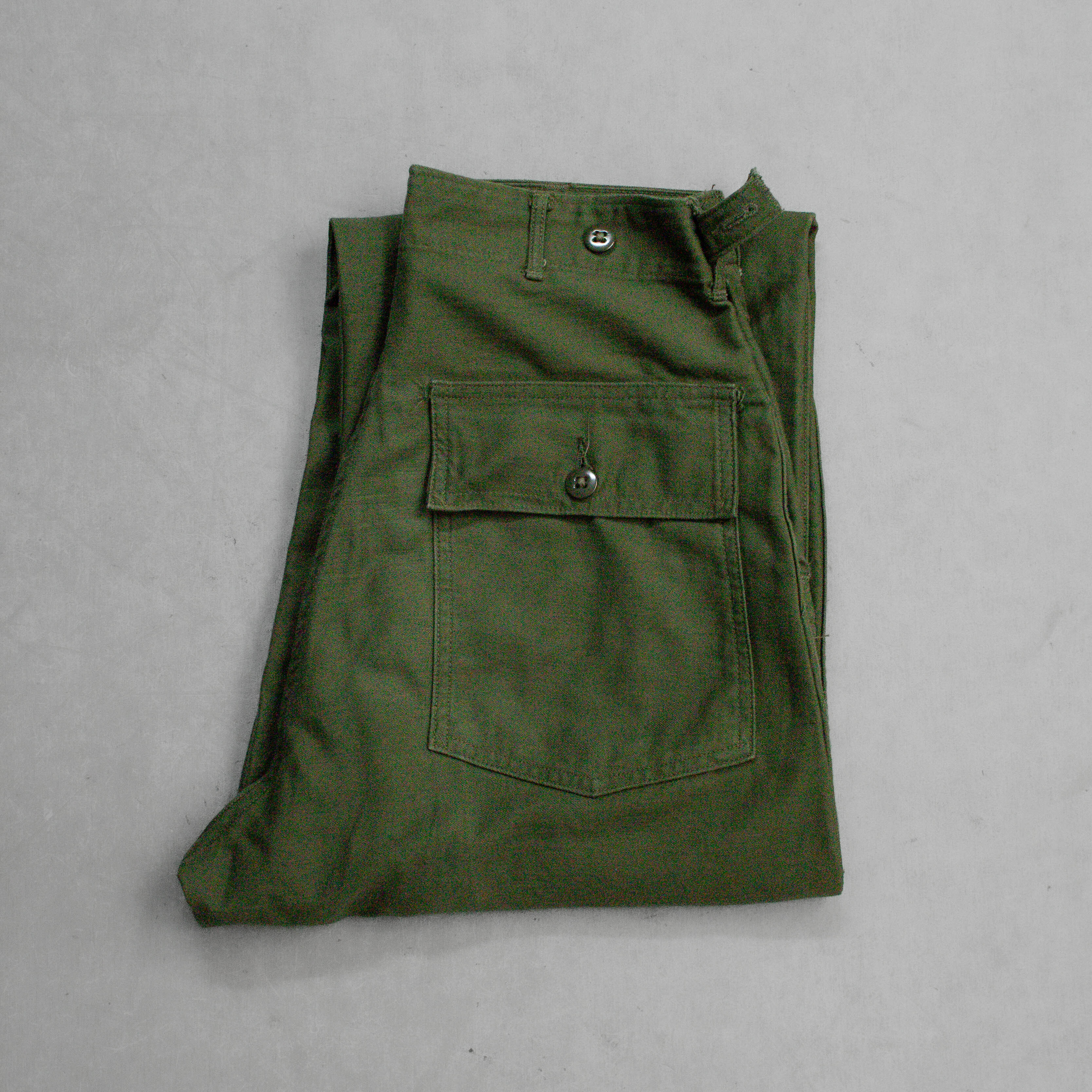 60S US ARMY OG107 FATIGUE PANTS 美軍 公發 初期型 直筒 軍綠 軍褲 C