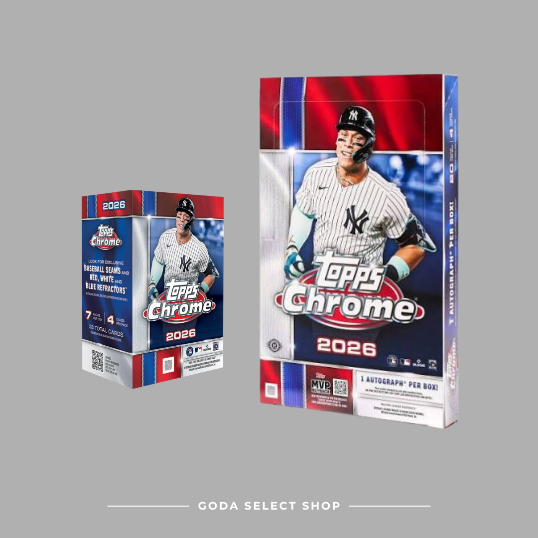 2026 Topps Chcome Baseball 卡盒 大谷翔平 雙金 LOGO MAN