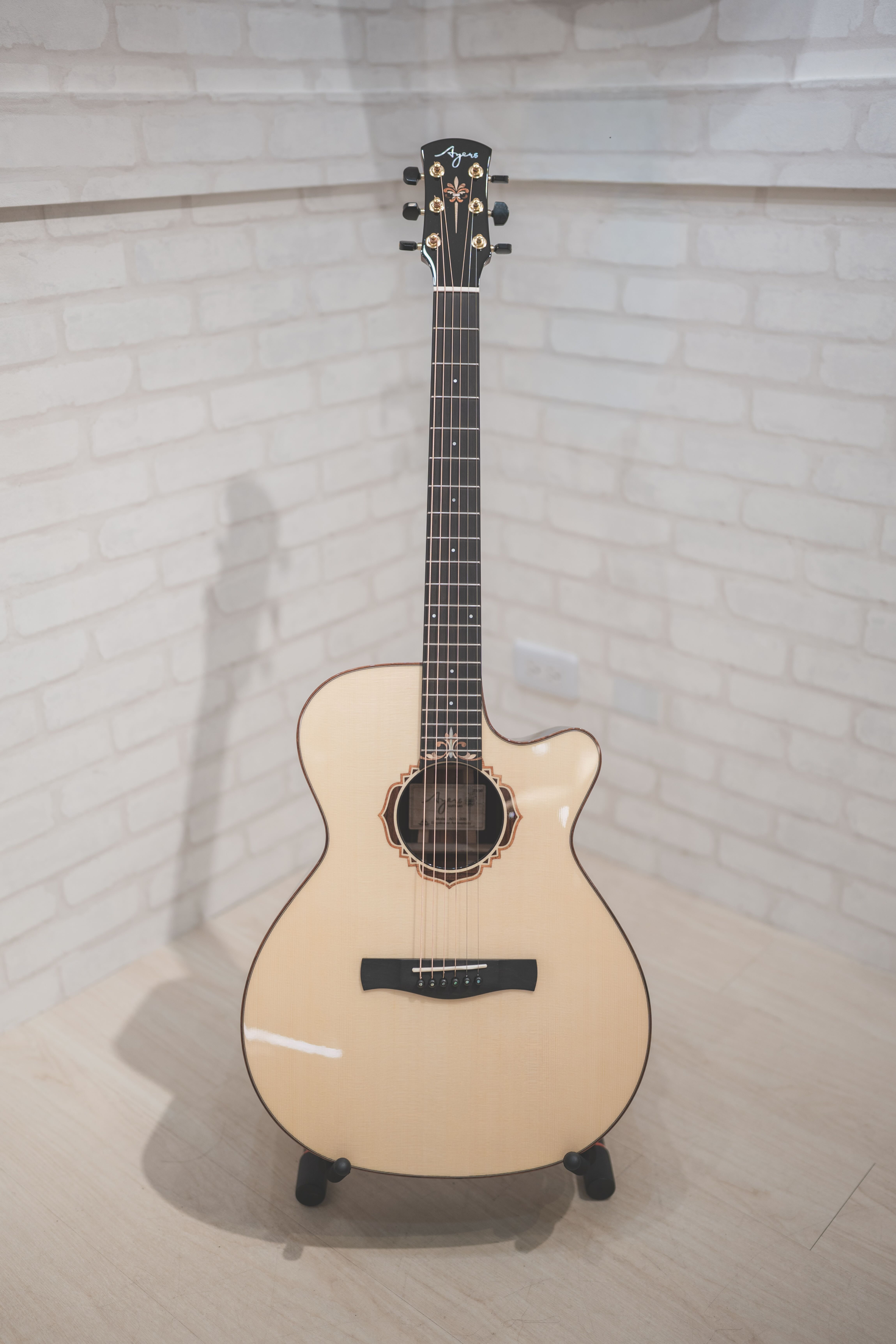Ayers A07 30th Anniversary 三十週年紀念琴 玫太陽 (ACER) 40吋全實木吉他 小太陽 限量琴 音色平均細膩 手感佳 台灣品牌