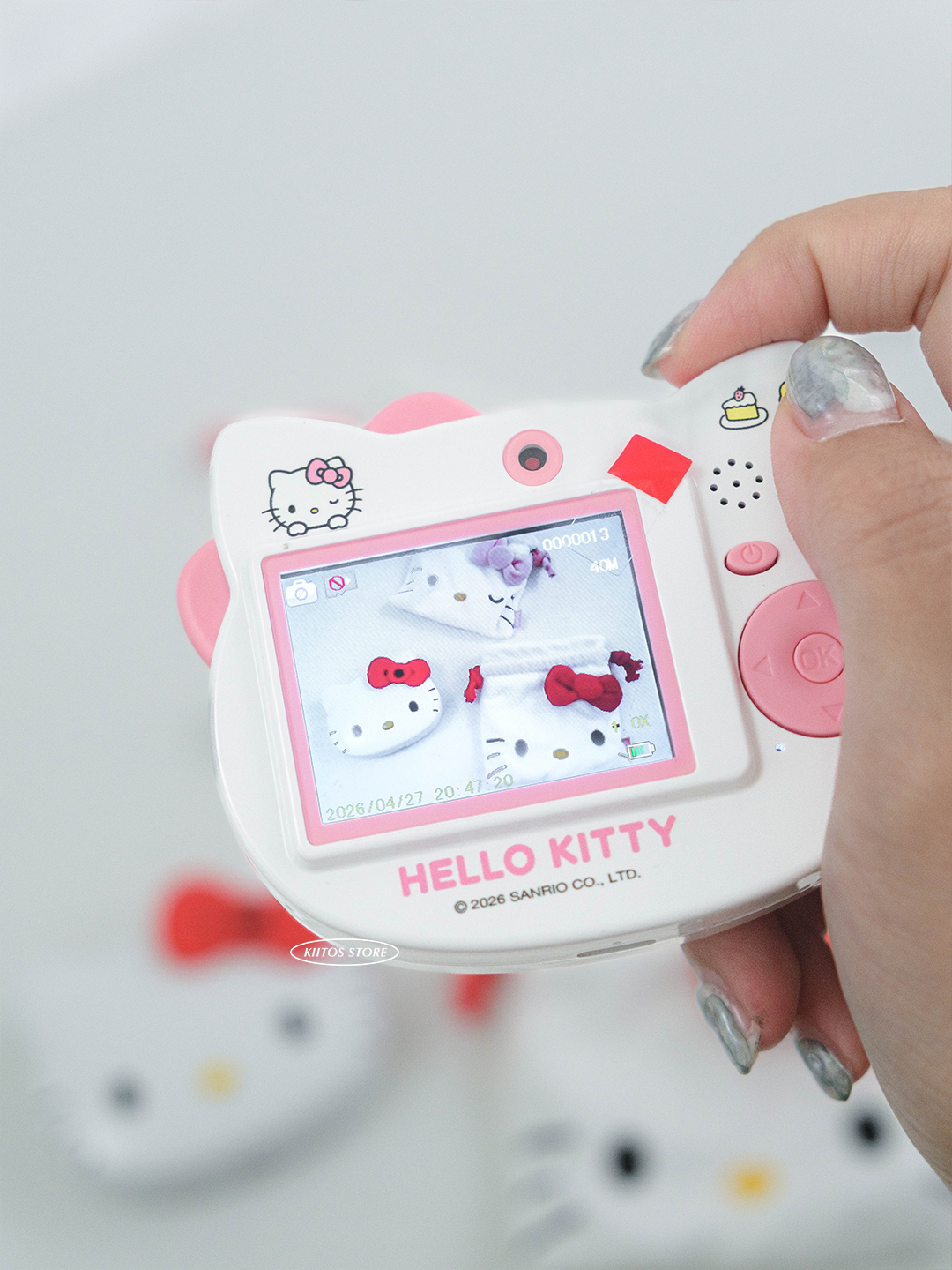【現貨/預購】韓國 Booie × Hello Kitty 前後雙鏡頭 數位相機 套裝