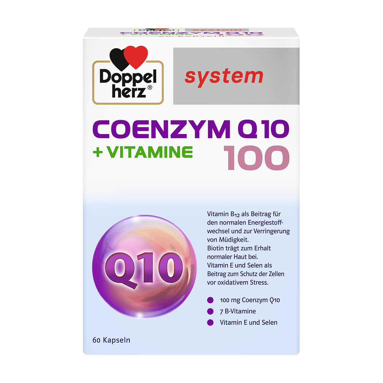Doppelherz system COENZYM Q10 100 + VITAMINE 60 capsules