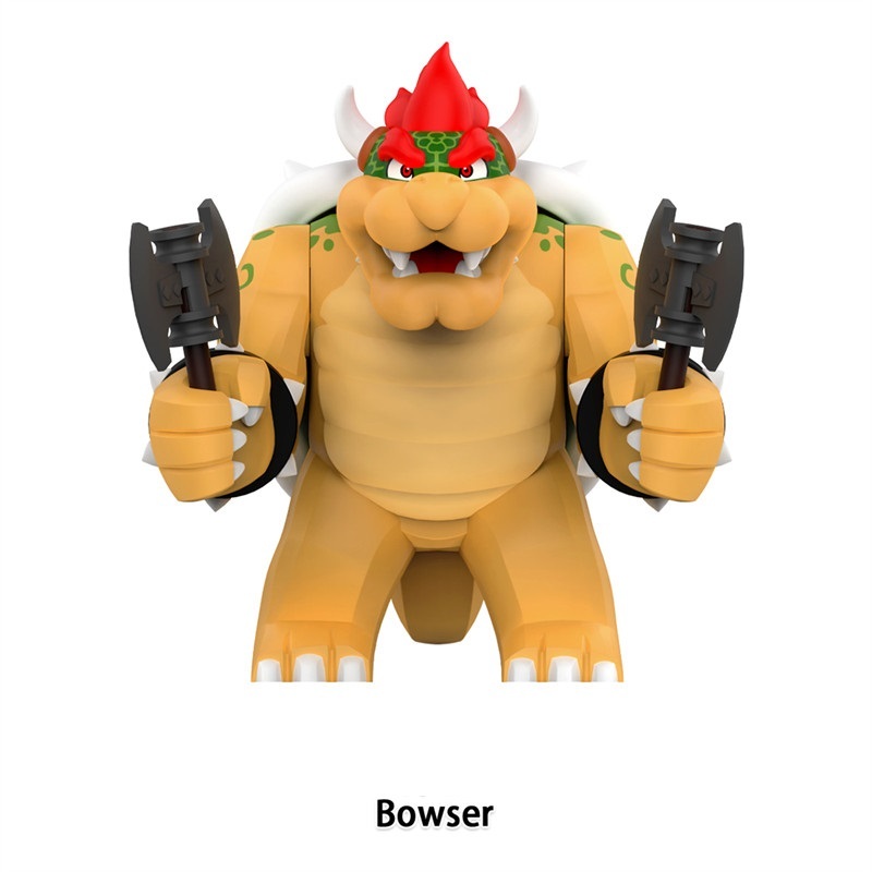 Super Mario Bros Bowser Custom Minifigures Fit Lego WM6235 WM3140