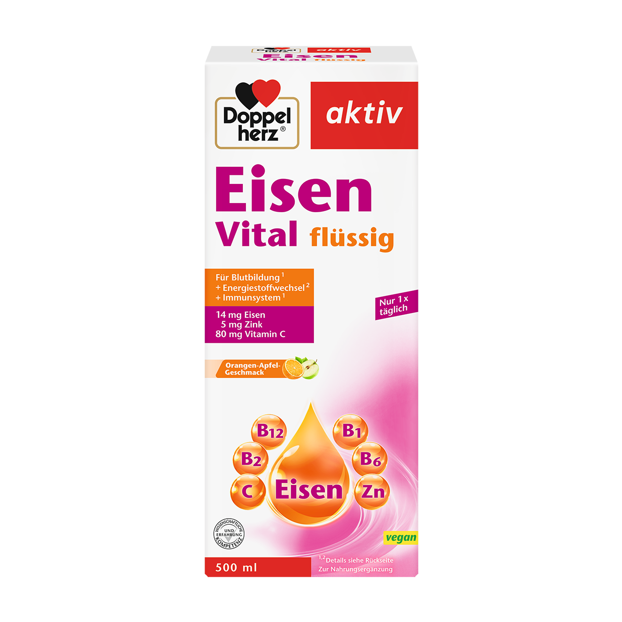 Doppelherz aktiv eisen vital flüssig 500 ml