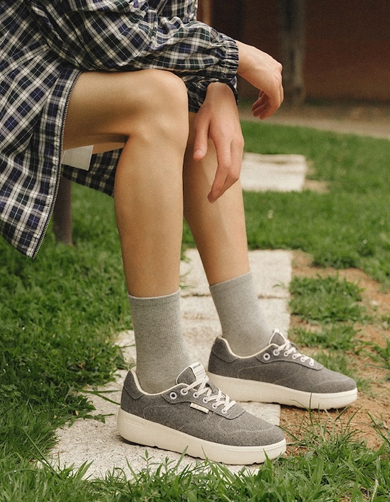 AKIII｜Cozy step-arch fit - Melange gray (5colors)