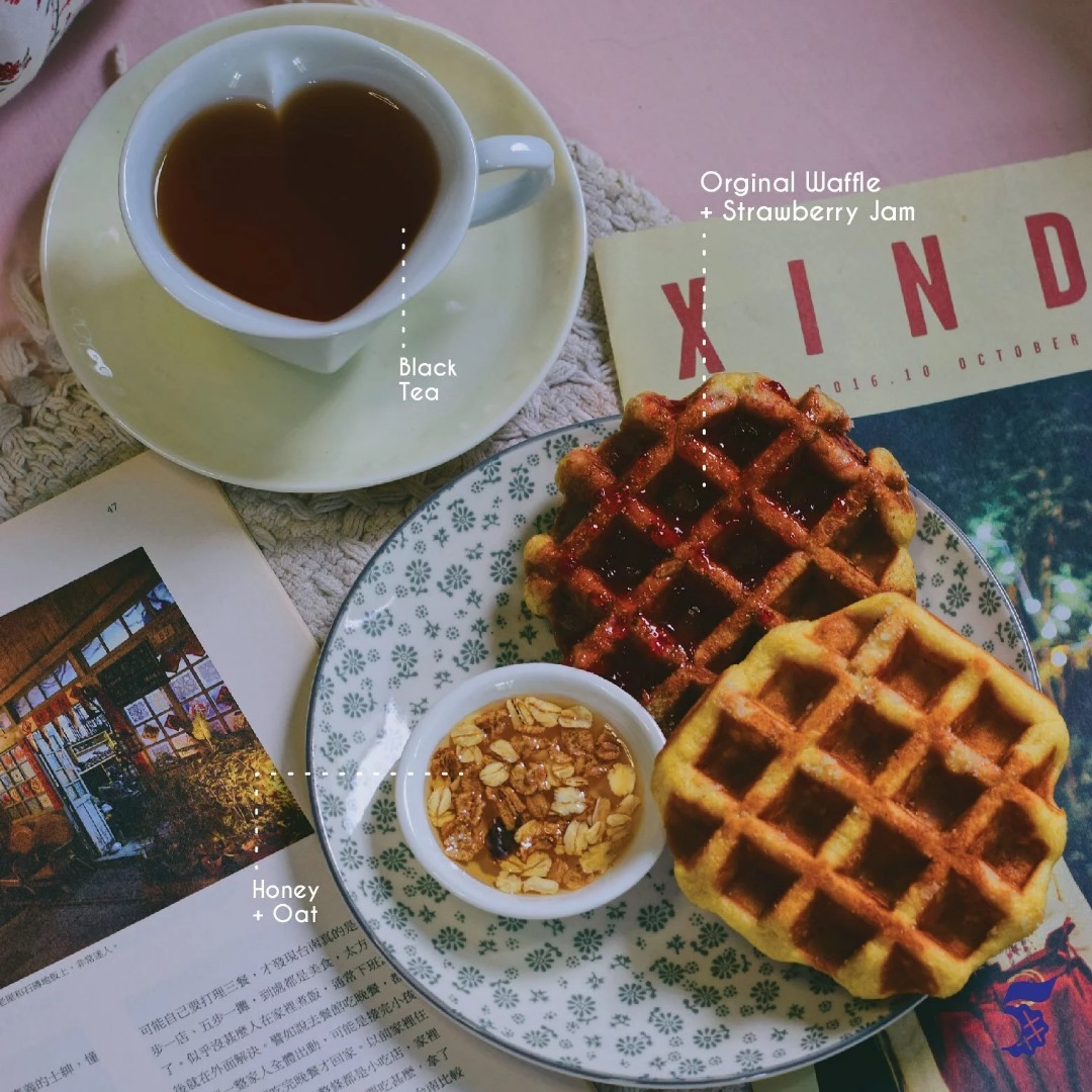 Idea sarapan pagi anak sebelum ke sekolah di Malaysia dengan Belgian Liege waffle