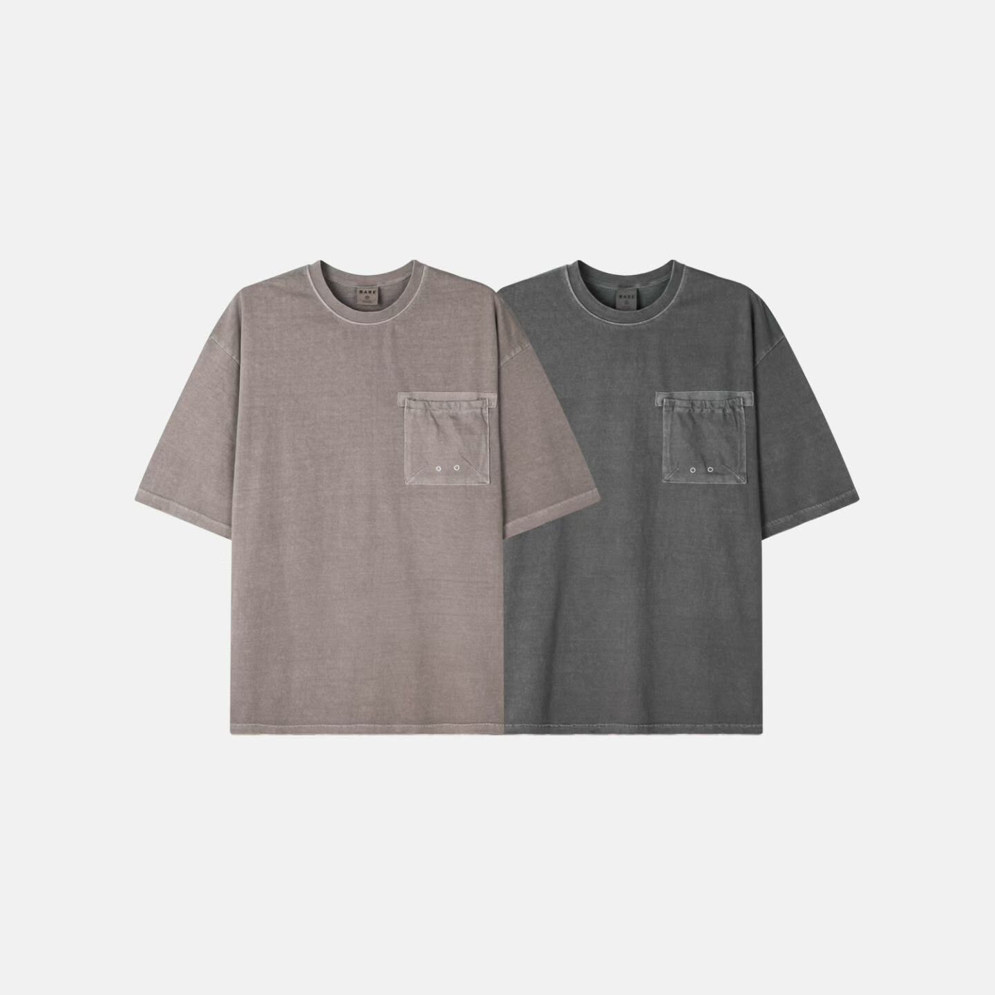 洗水淨色短袖Tee RARE-016T