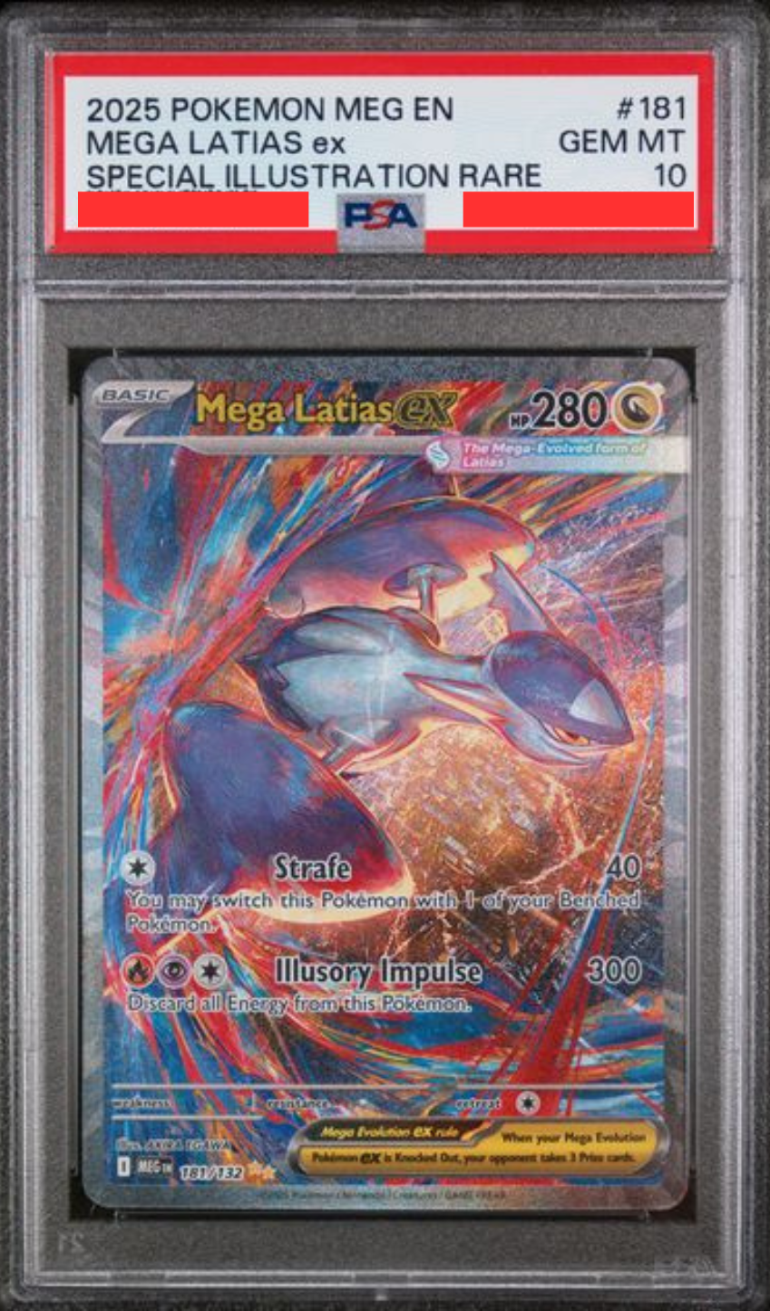 [PSA10]ME01: Mega Evolution - MEG 181/132 Mega Latias ex SIR (超級拉帝亞斯ex)