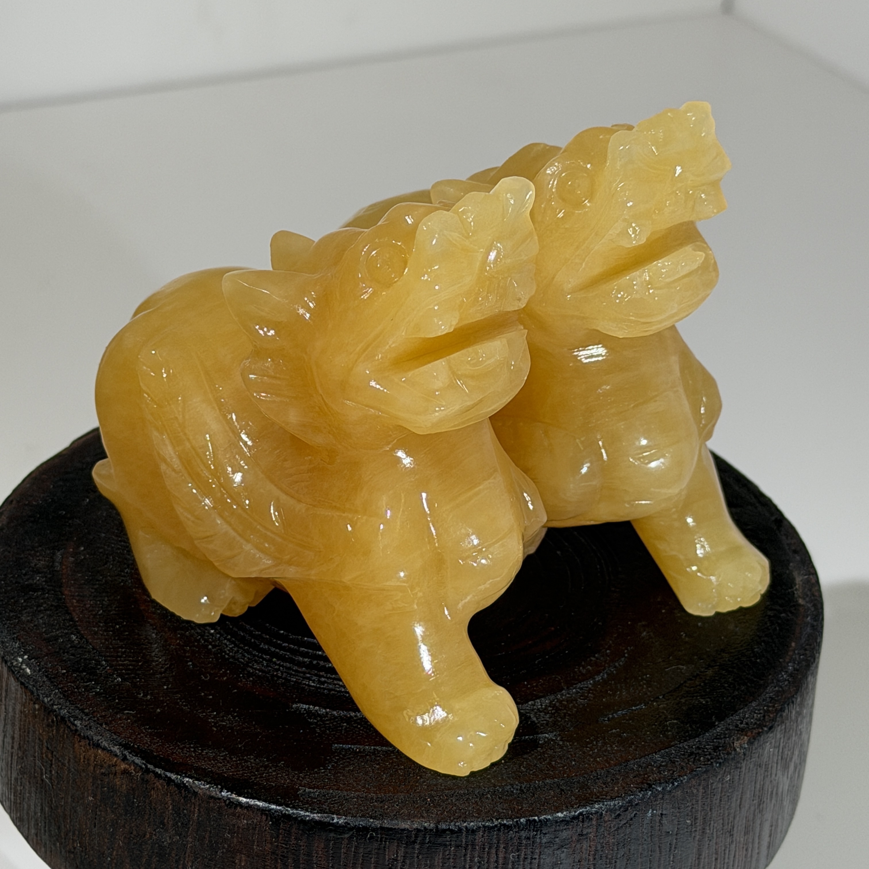 黃玉貔貅1對 WQ1680