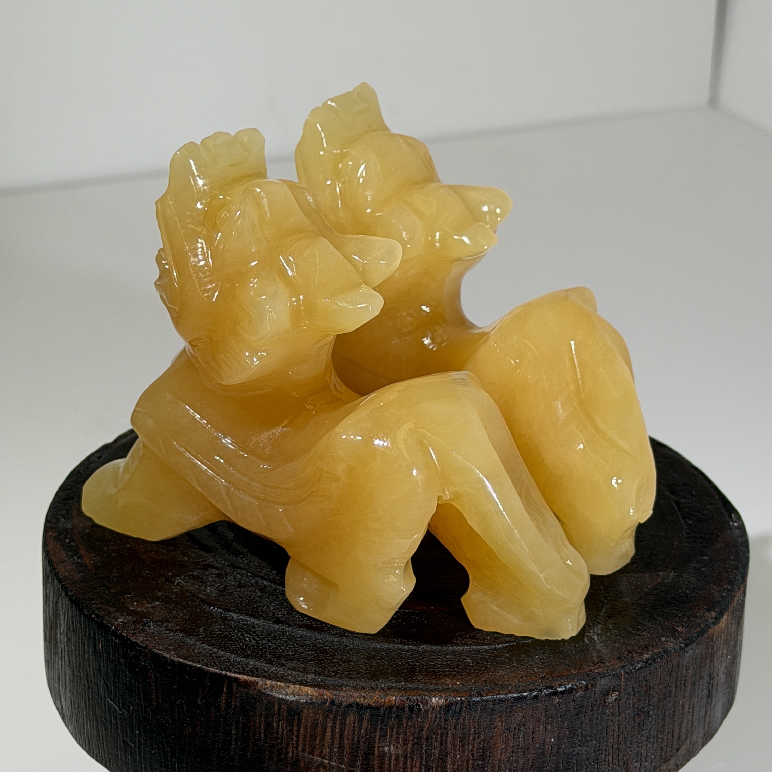 黃玉貔貅1對 WQ1681