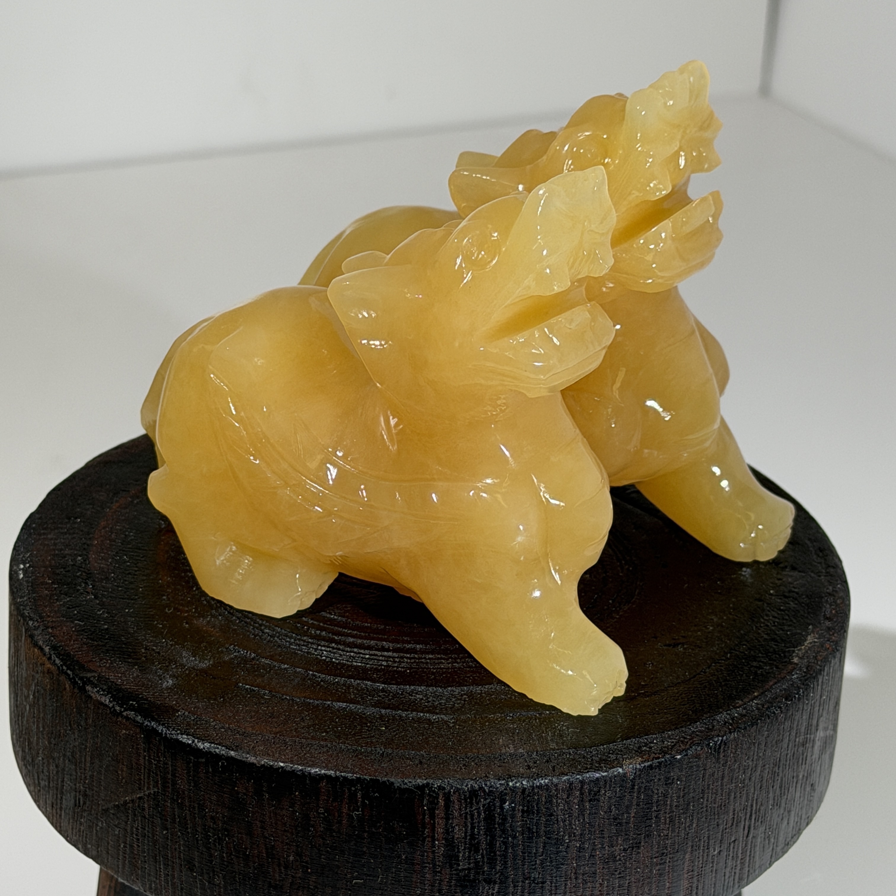 黃玉貔貅1對 WQ1681