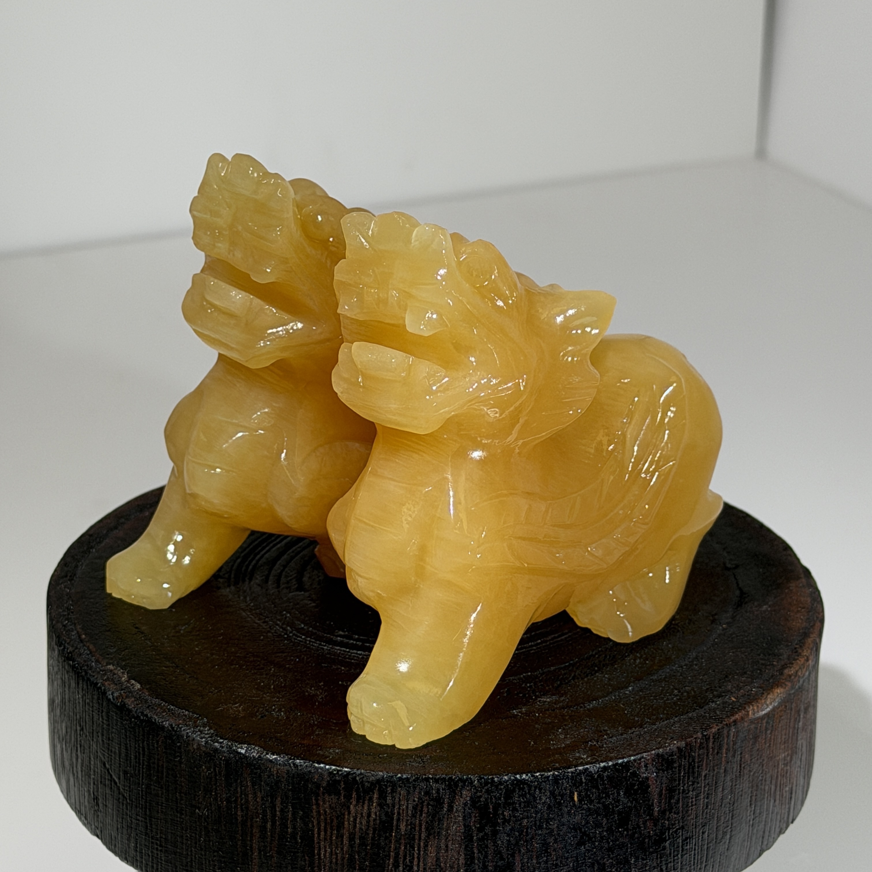 黃玉貔貅1對 WQ1682