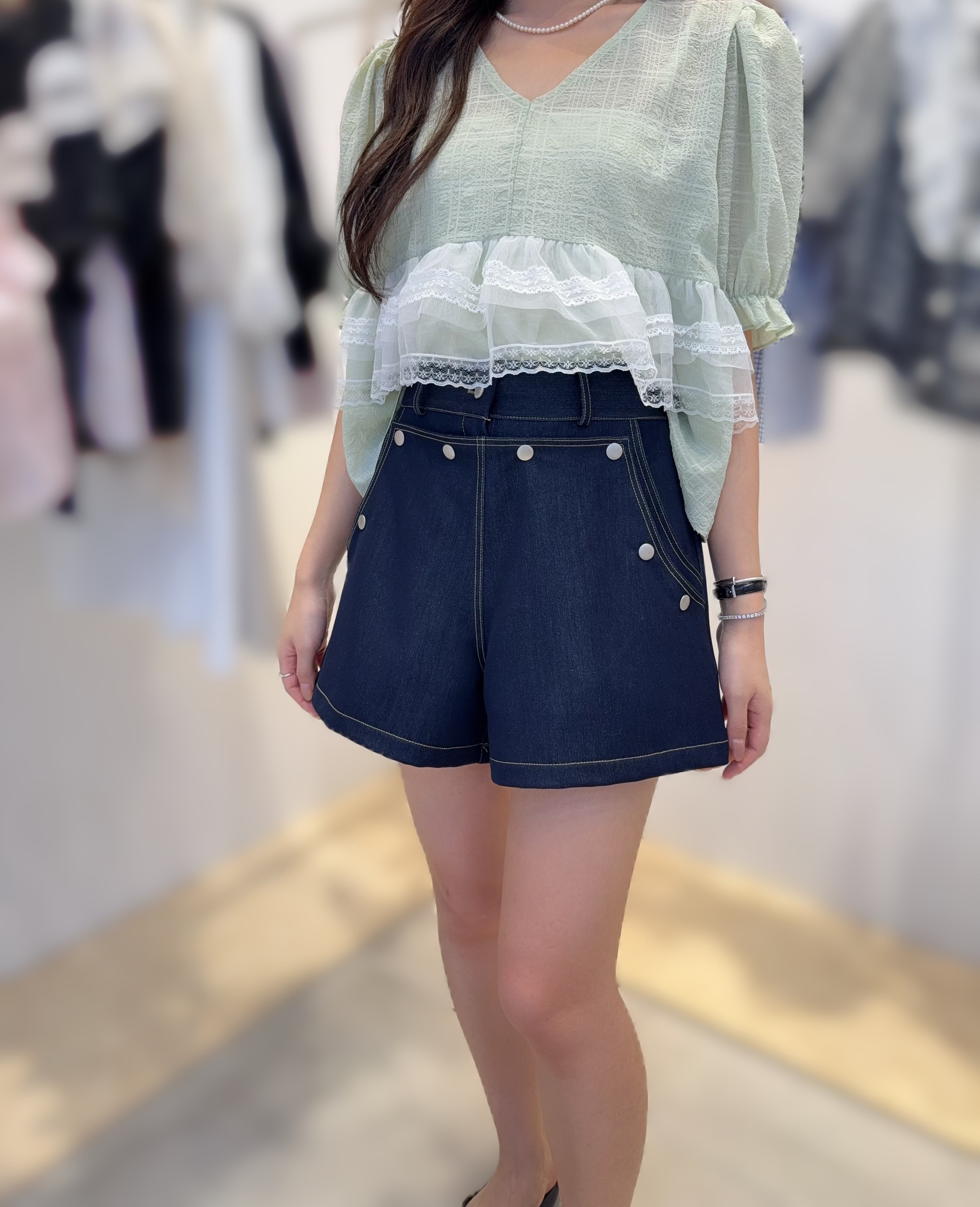OT122   韓風牛仔褲 腰 26 -36 HIP 44 長15   $499