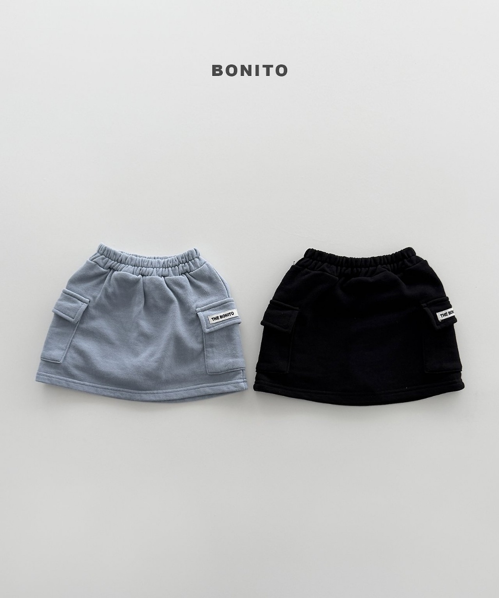 正韓秋Bonito 嫩嬰/小童雙口袋棉質短褲裙
