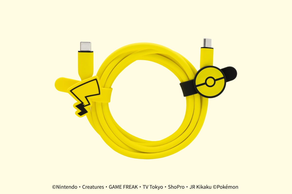 日本 Anker × Pokémon｜USB-C 充電線 1.8m 皮卡丘限定款