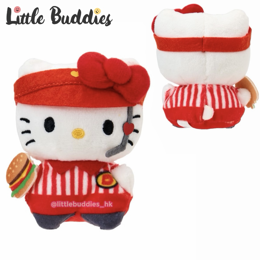 日本 Sanrio Supercute Adventures系列 - 漢堡店造型公仔