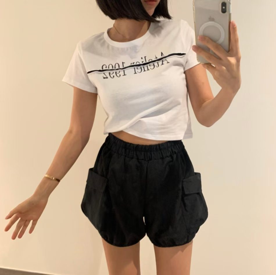 開裂短袖T