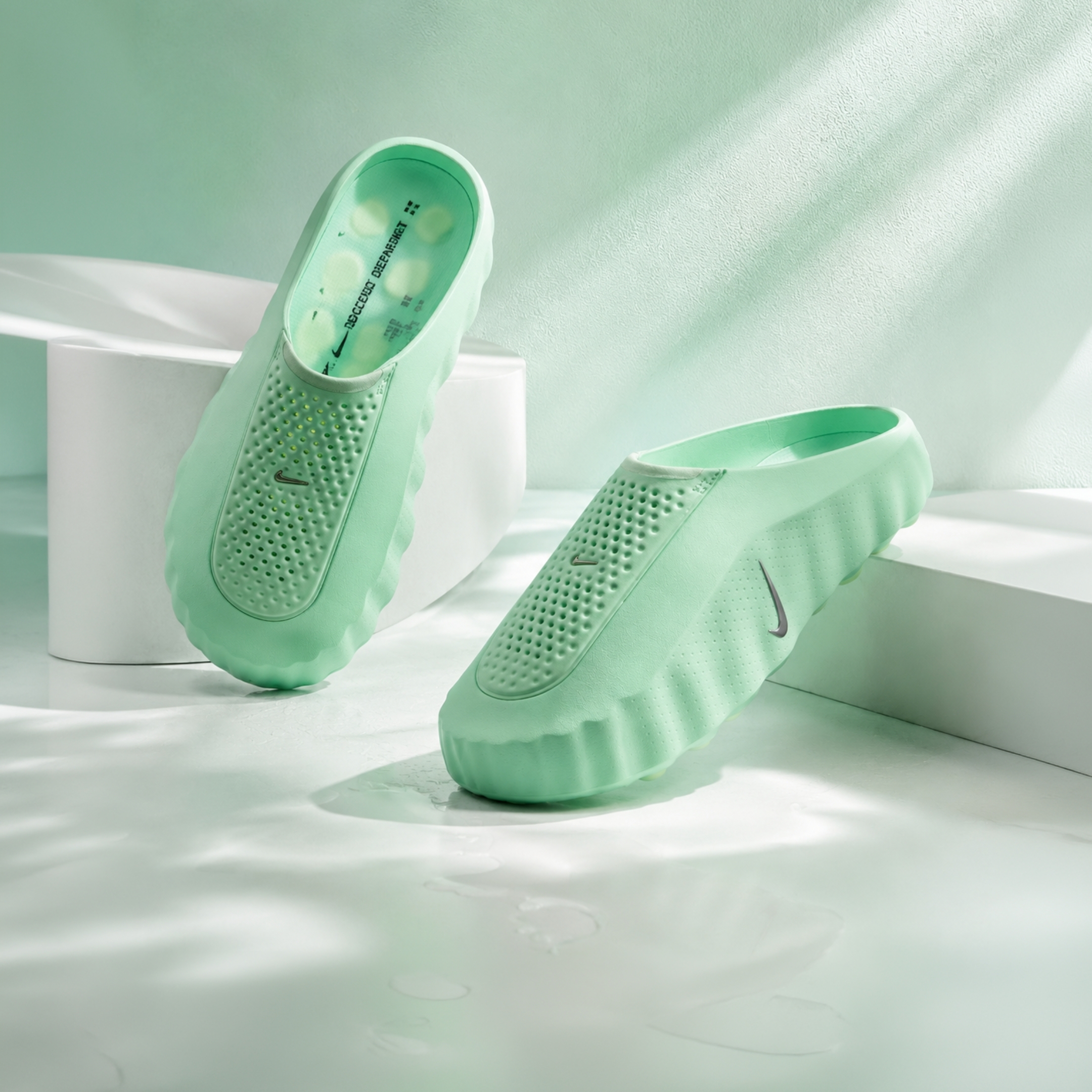 NICEDAY 代購 Nike Mind 001 粉綠 湖水綠 薄荷綠 綠 淺綠 拖鞋 按摩 HQ4307-302