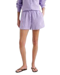 【Roots Outlet】Isla Cotton Gauze Short  紫