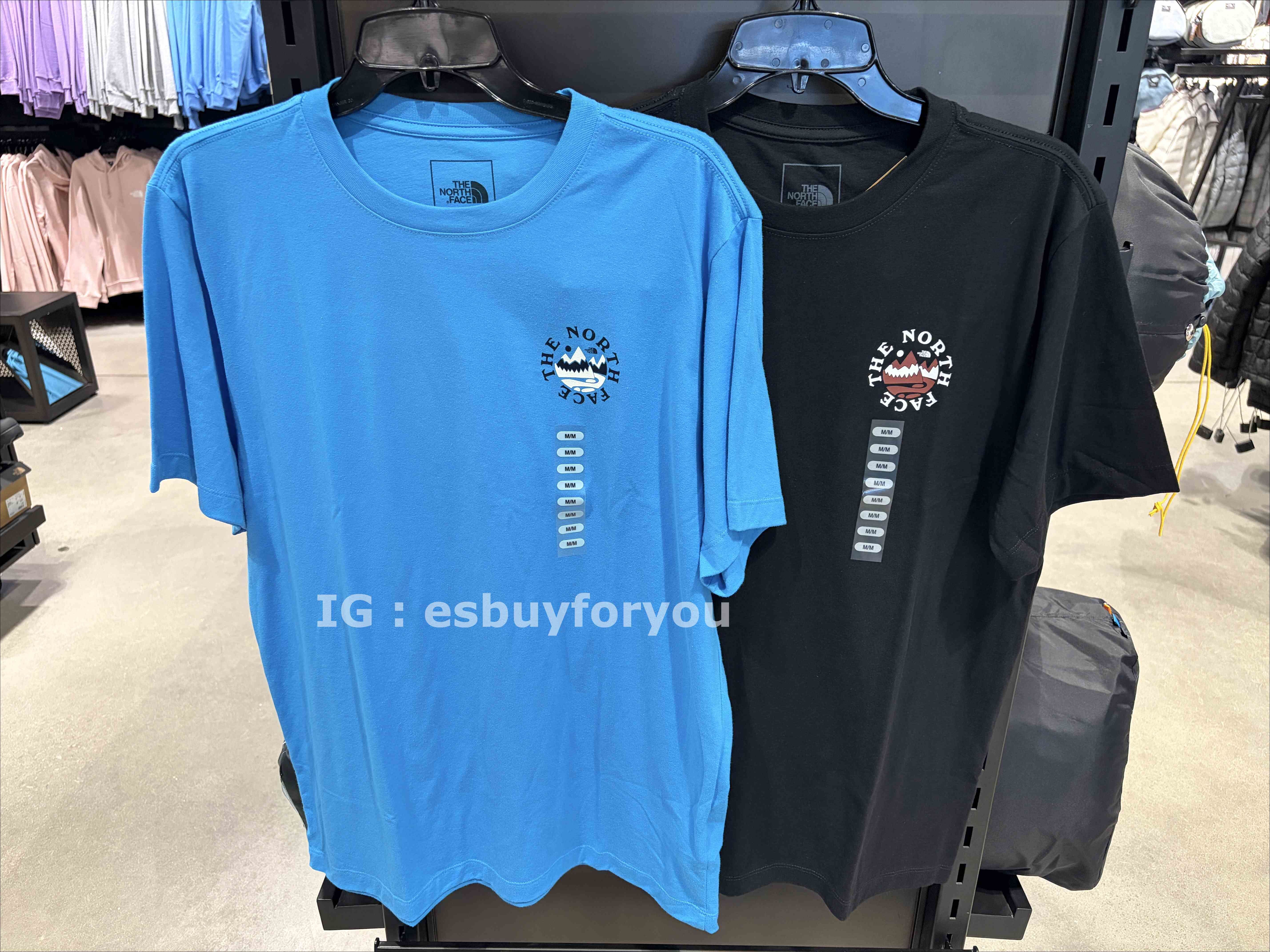 THE NORTH FACE 男大人 山脈小圖 短TEE