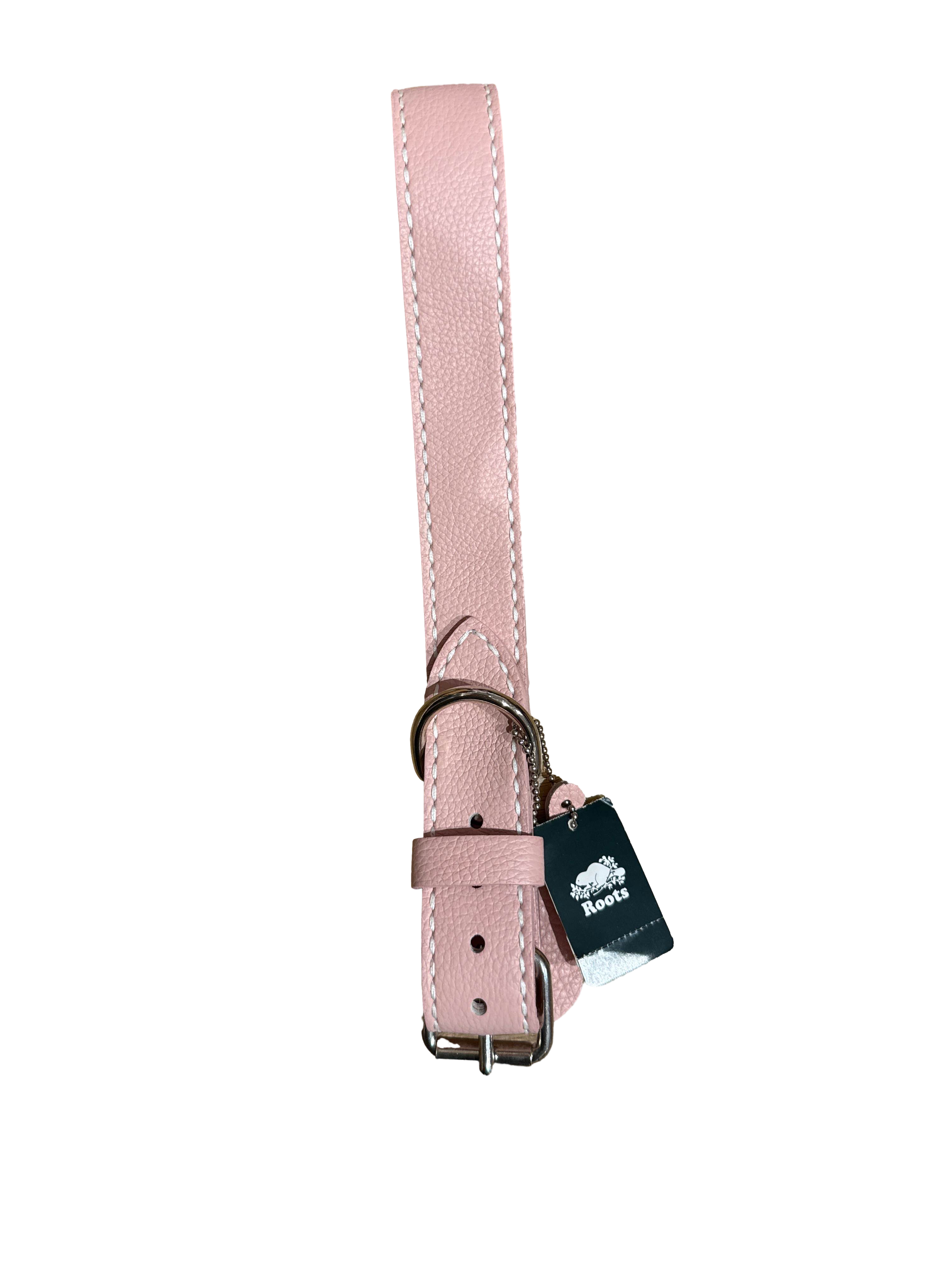 【Roots Outlet】X-Large Leather Dog Collar  粉