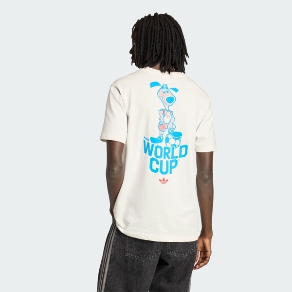Adidas 愛迪達 Mascot Tee Str KB6216 男 T恤 白 2026 年 FIFA 世界盃