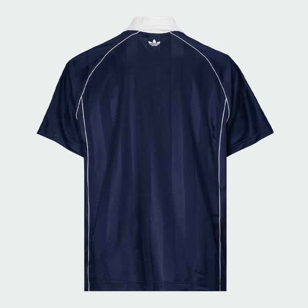 Adidas 愛迪達 Baseball Jersey LF6075 男 Polo衫 運動上衣 棒球短袖 復古藍 亞版