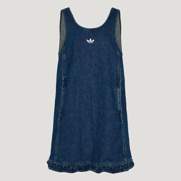 Adidas 愛迪達 W Dress KY8323 女 洋裝與連身褲 深藍 亞版 無袖 丹寧