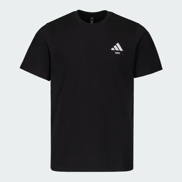 Adidas 愛迪達 Taipei Tee LE1254 男女 T恤 運動上衣 休閒短袖 黑 亞版 台北 奶茶