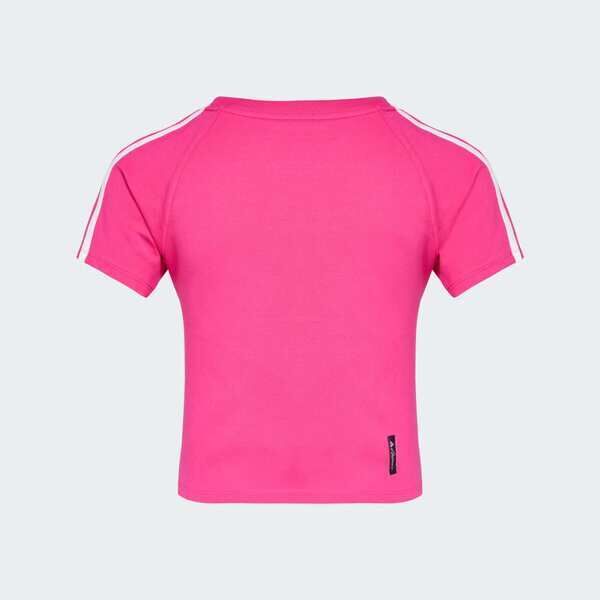 Adidas 愛迪達 Dce Baby Tee KS0278 女 T恤 運動上衣 休閒短袖 粉紅 亞版 短版
