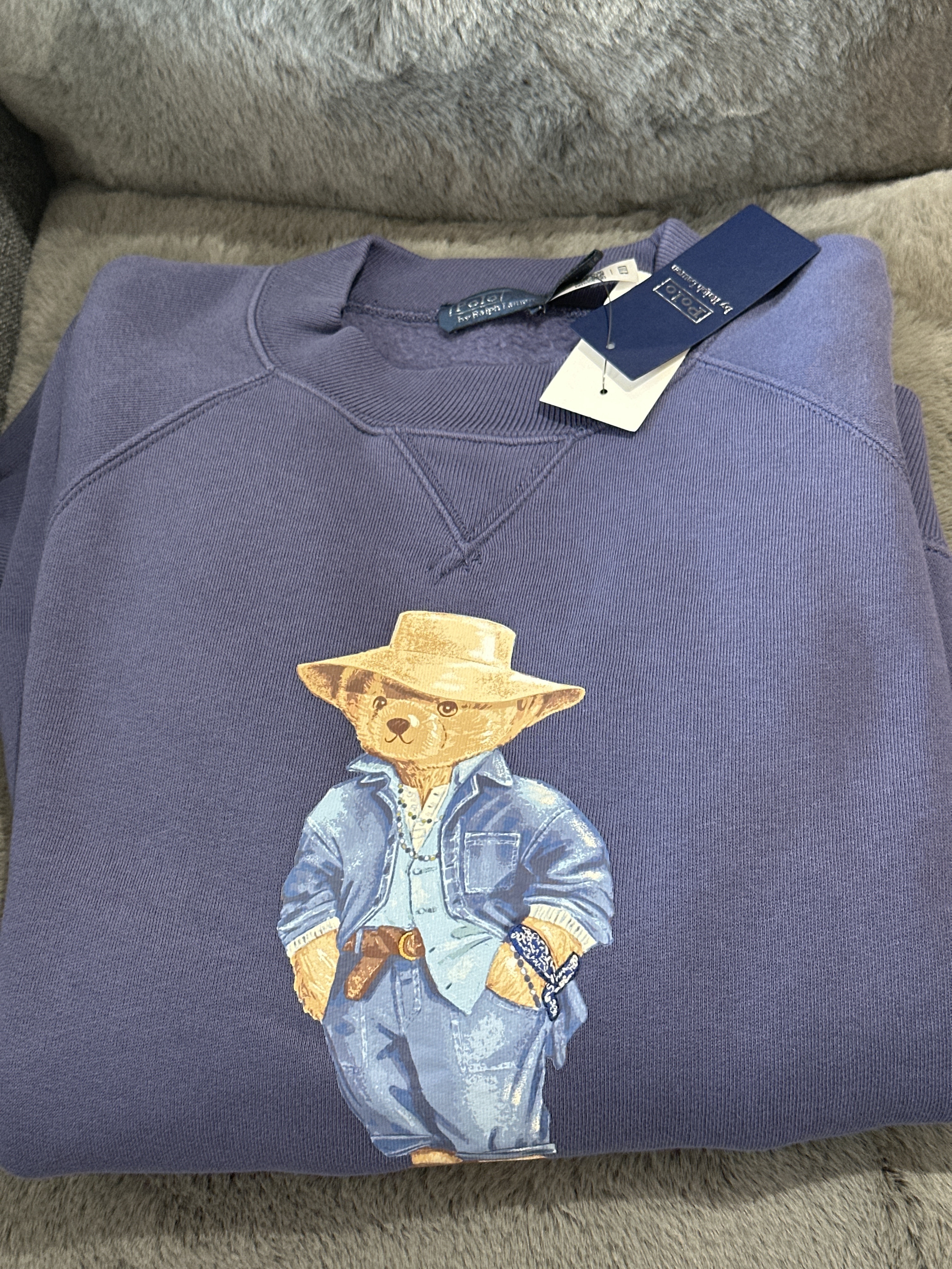 UQ41 Polo RL 女裝 圓領蝙蝠袖絨毛衛衣