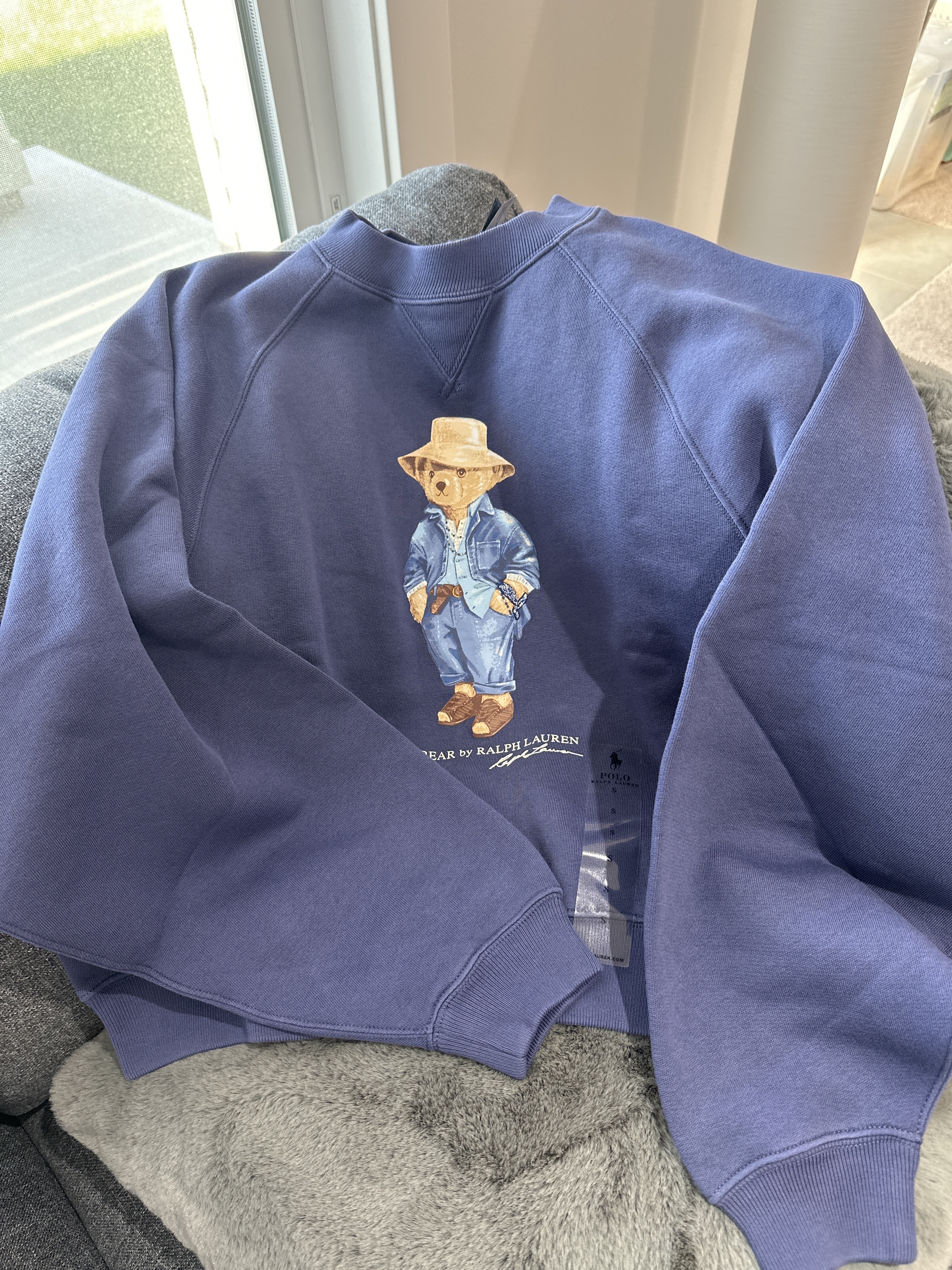 UQ41 Polo RL 女裝 圓領蝙蝠袖絨毛衛衣