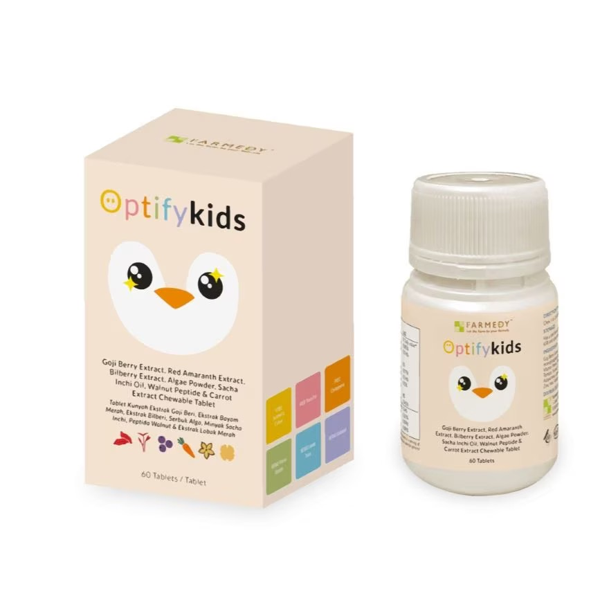 0730HP02-MALAYSIA-HP-Farmedy Optify Kids Eye Care 60粒/盒 [2件起$208/件] [買6送2]（A2）