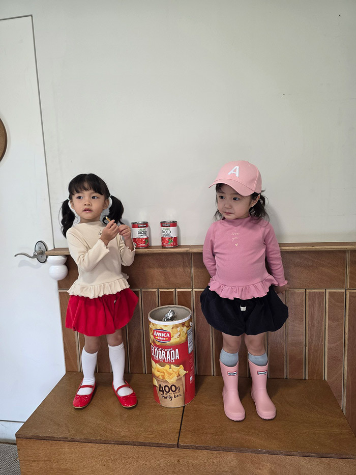 正韓秋COLOR 兩色活潑麵包褲