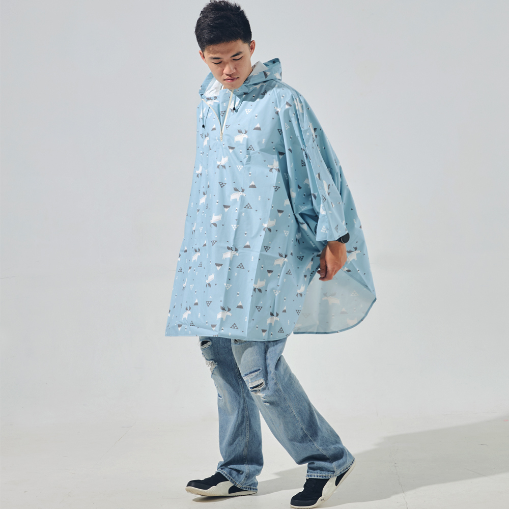 RAINSTORY披肩式防水型斗蓬(北歐麋鹿)