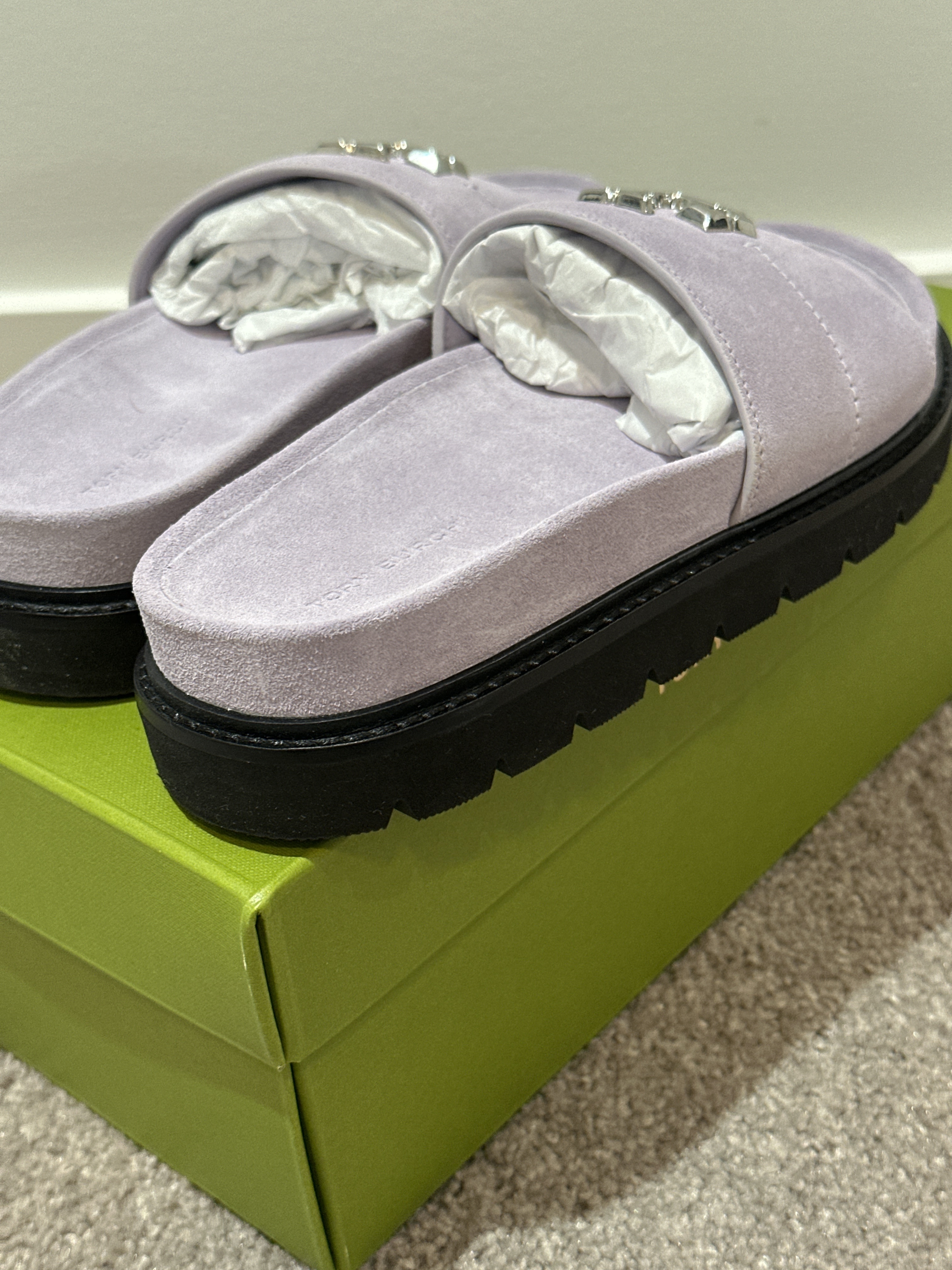 UQ65 TB 紫色拖鞋 Everly Anatomic Lug Sandal (US6.5, EU36.5)