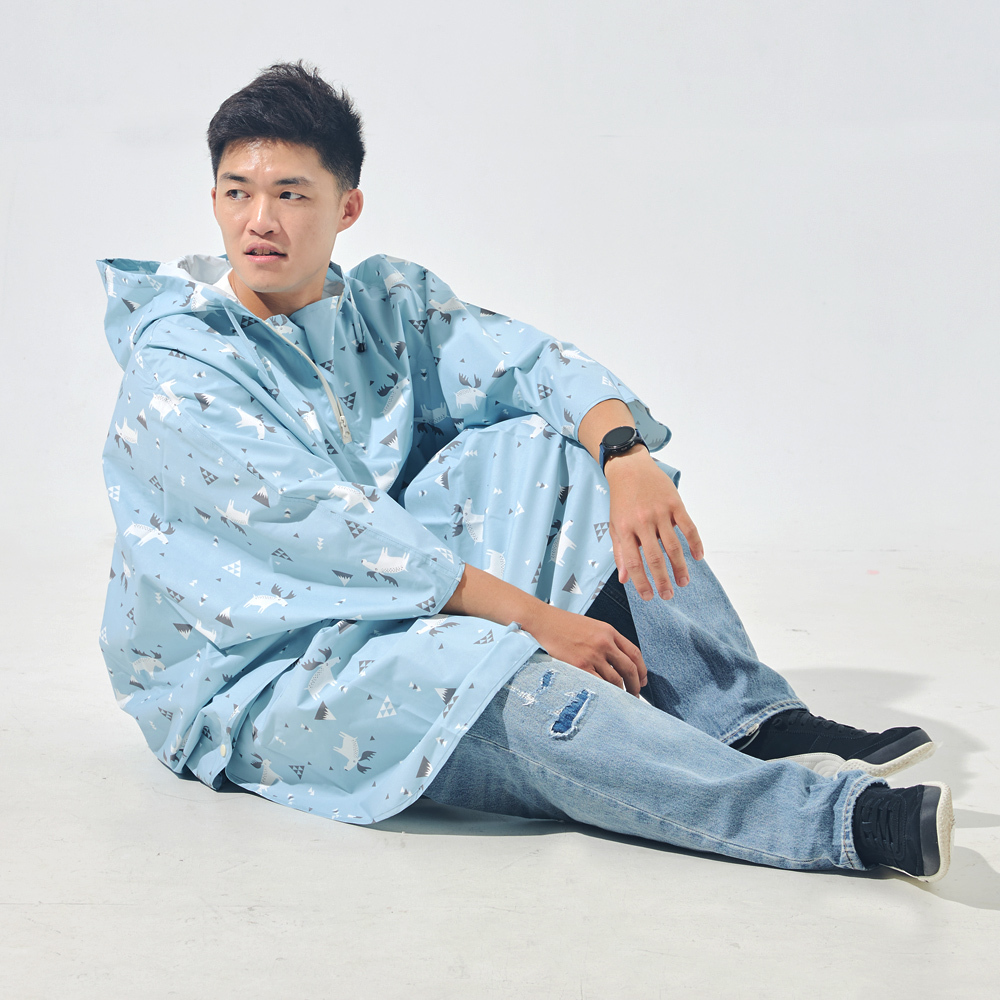 RAINSTORY披肩式防水型斗蓬(北歐麋鹿)