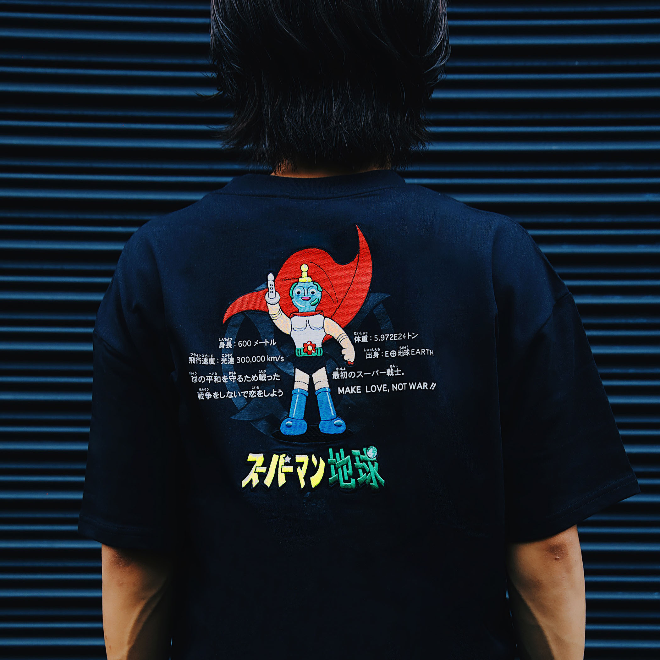 LeeeeeeToy 地球超人T-shirt (不含公仔)
