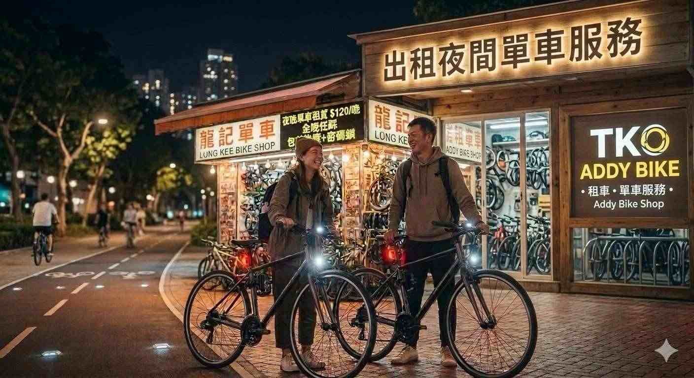 夜騎出租單車 ( 夜騎不設限｜12 小時自由還車・夜間單車出租服務 )