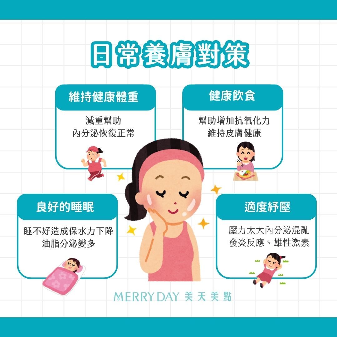 許多人因為體質、遺傳等原因容易長痘痘,雖然沒辦法真的一輩子都不長,但我們可以透過一些方法,降低它的嚴重程度,幫助皮膚回到穩定的狀態